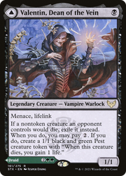 Valentin, Dean of the Vein (STX-161) [Strixhaven: School of Mages] Foil MTG Single Wizards of the Coast