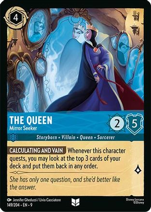 The Queen - Mirror Seeker (149/204) [Fabled] Lorcana Single Disney