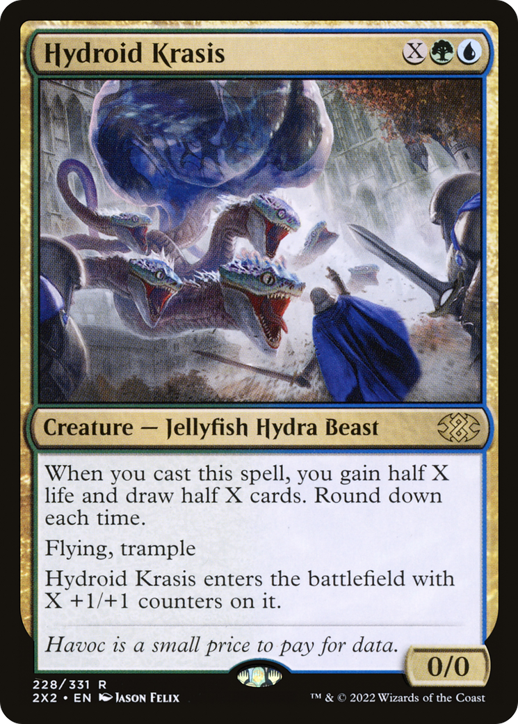 Hydroid Krasis (2X2-228) [Double Masters 2022] Foil MTG Single Wizards of the Coast