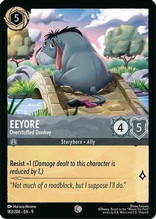Eeyore - Overstuffed Donkey (183/204) [Fabled] Lorcana Single Disney