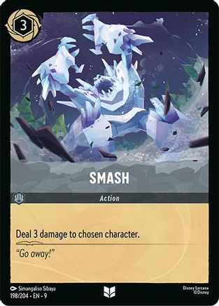 Smash (198/204) [Fabled] Cold Foil Lorcana Single Disney