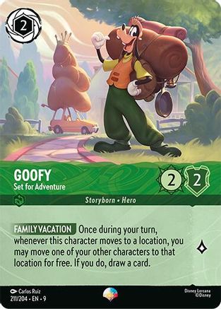 Goofy - Set for Adventure (Epic) (211/204) [Fabled] Holofoil Lorcana Single Disney