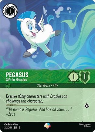 Pegasus - Gift for Hercules (Epic) (212/204) [Fabled] Holofoil Lorcana Single Disney
