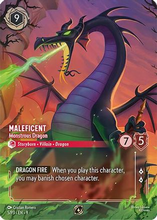 Maleficent - Monstrous Dragon (Store Championship) (5/P3) [Disney Lorcana Promo Cards] Holofoil Lorcana Single Disney