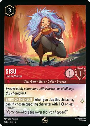 Sisu - Daring Visitor (9/P3) [Disney Lorcana Promo Cards] Cold Foil Lorcana Single Disney