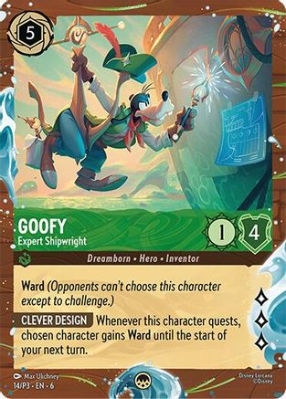 Goofy - Expert Shipwright (Disney Cruise Promo) (14/P3) [Disney Lorcana Promo Cards] Holofoil Lorcana Single Disney