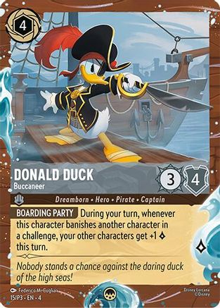 Donald Duck - Buccaneer (Disney Cruise Promo) (15/P3) [Disney Lorcana Promo Cards] Holofoil Lorcana Single Disney