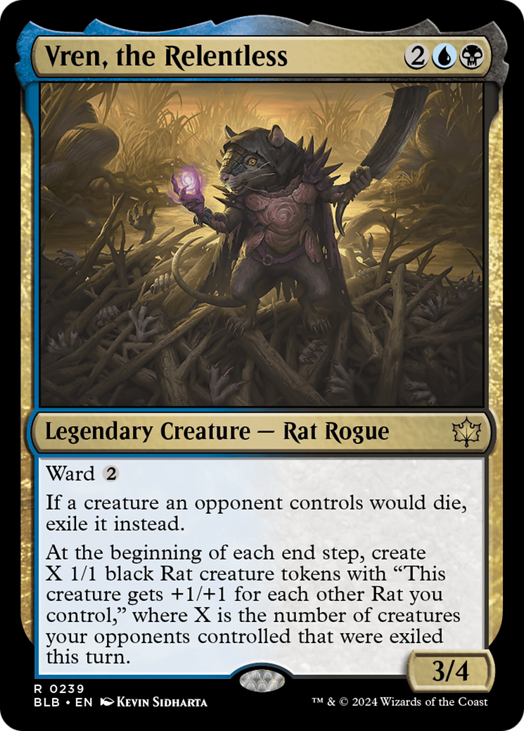 Vren, the Relentless (BLB-239) [Bloomburrow] MTG Single Wizards of the Coast