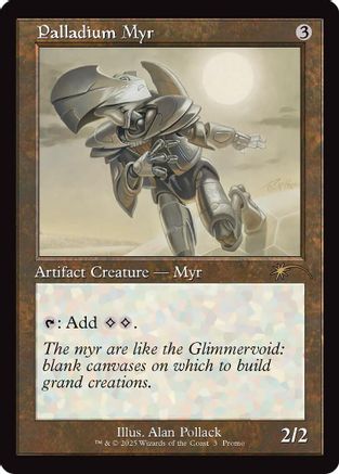 Palladium Myr (Retro Frame) (WPN-003) [Misc] WPN & Gateway Promos MTG Single Wizards of the Coast