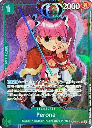 Perona (Illustration Box Vol.4) (OP09-034) [One Piece Promotion Cards] Foil One Piece Single Bandai