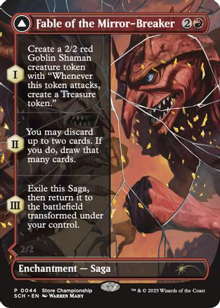Fable of the Mirror-Breaker (GAME-044) [Misc] Game Day & Store Championship Promos MTG Single Wizards of the Coast