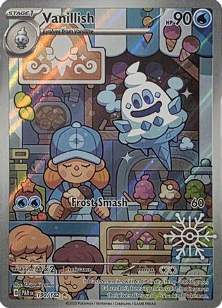 Vanillish - 190/182 (Holiday Calendar) Holofoil [Misc: Cards & Products] Pokemon Single Pokémon