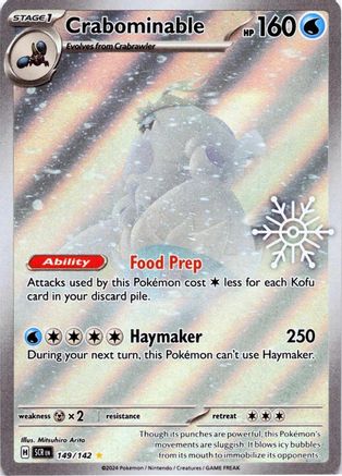 Crabominable - 149/142 (Holiday Calendar) Holofoil [Misc: Cards & Products] Pokemon Single Pokémon
