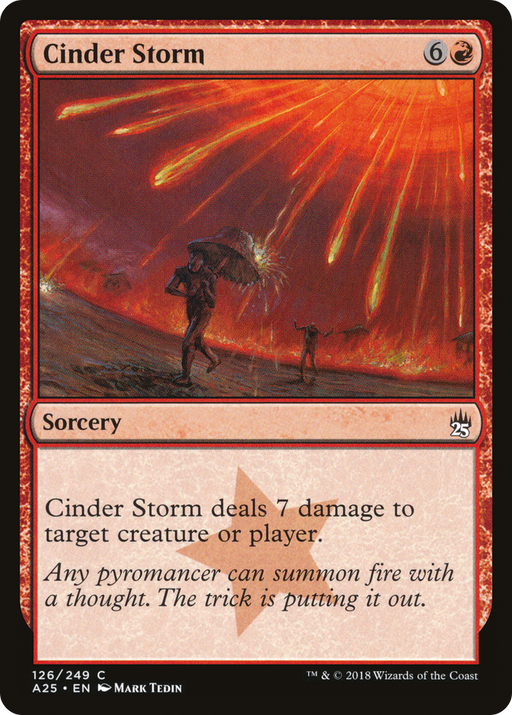 Cinder Storm (A25-126) [Masters 25] MTG Single Wizards of the Coast