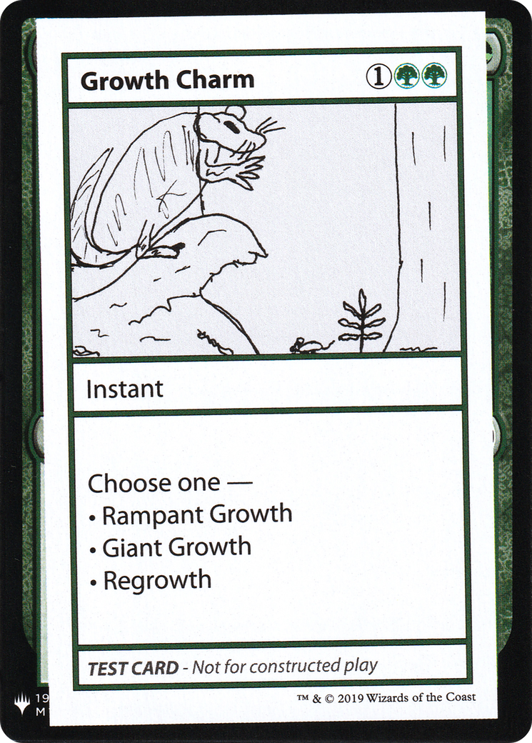 Growth Charm (CMB1-) [Mystery Booster] Playtest Cards 2019 MTG Single Wizards of the Coast