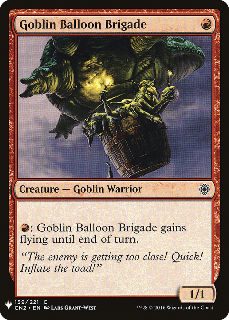 Goblin Balloon Brigade (LIST-159) [Mystery Booster] The List MTG Single Wizards of the Coast