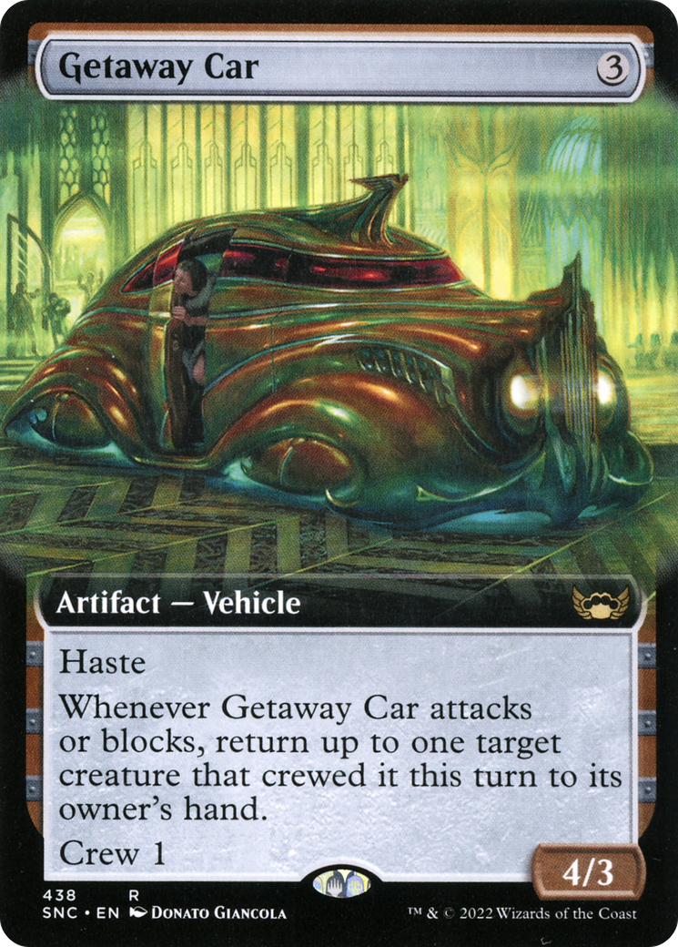 Getaway Car (SNC-438) [Streets of New Capenna] (Extended Art) Foil MTG Single Wizards of the Coast