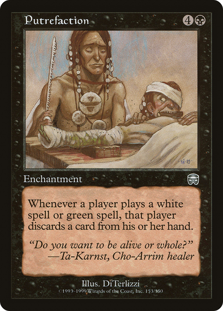 Putrefaction (MMQ-153) [Mercadian Masques] Foil MTG Single Wizards of the Coast