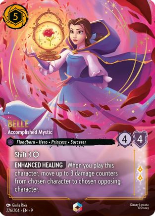 Belle - Accomplished Mystic (Enchanted) (226/204) [Fabled] Holofoil Lorcana Single Disney