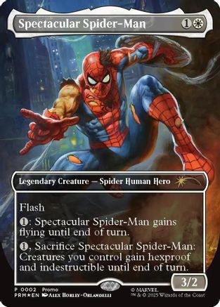 Spectacular Spider-Man (MEDIA-002) [Misc] Media Promos Foil MTG Single Wizards of the Coast