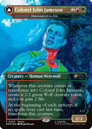 Colonel John Jameson - Huntmaster of the Fells (MEDIA-003) [Misc] Media Promos Foil MTG Single Wizards of the Coast
