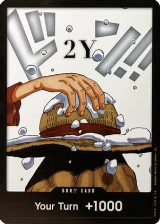 DON!! Card (2Y) (Double Pack Set Vol. 8) [Legacy of the Master] Foil One Piece Single Bandai