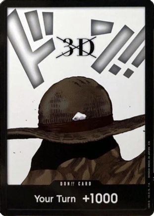 DON!! Card (3D) (Double Pack Set Vol. 8) [Legacy of the Master] Foil One Piece Single Bandai