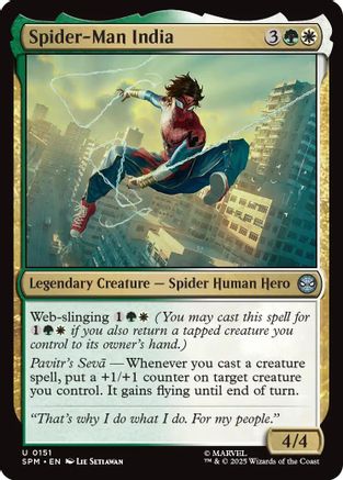 Spider-Man India (SPM-151) [Marvel's Spider-Man] MTG Single Wizards of the Coast
