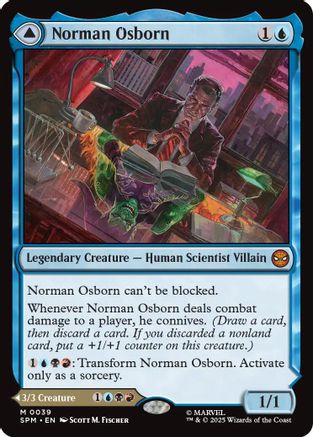 Norman Osborn (SPM-039) [Marvel's Spider-Man] Foil MTG Single Wizards of the Coast