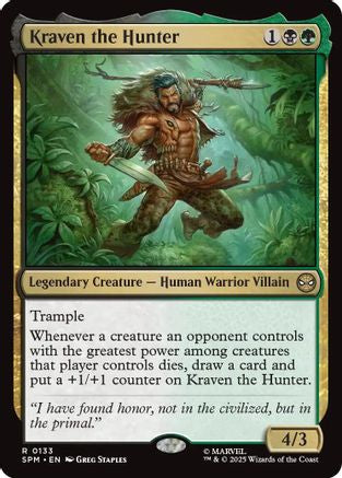 Kraven the Hunter (SPM-133) [Marvel's Spider-Man] MTG Single Wizards of the Coast