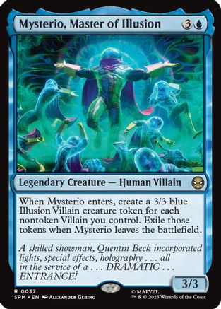 Mysterio, Master of Illusion (SPM-037) [Marvel's Spider-Man] Foil MTG Single Wizards of the Coast
