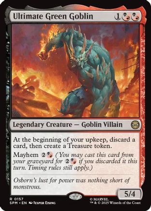 Ultimate Green Goblin (SPM-157) [Marvel's Spider-Man] Foil MTG Single Wizards of the Coast