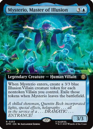 Mysterio, Master of Illusion (Extended Card) (SPM-253) [Marvel's Spider-Man] MTG Single Wizards of the Coast