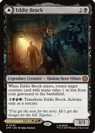 Eddie Brock (SPM-055) [Marvel's Spider-Man] MTG Single Wizards of the Coast