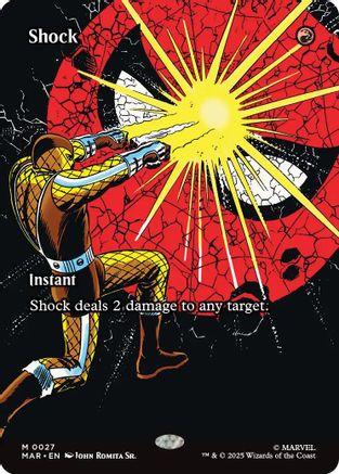 Shock (MAR-027) [Marvel Eternal-Legal] MTG Single Wizards of the Coast