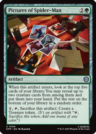 Pictures of Spider-Man (SPM-109) [Marvel's Spider-Man] Foil MTG Single Wizards of the Coast