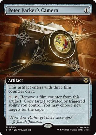 Peter Parker's Camera (Extended Art) (SPM-280) [Marvel's Spider-Man] Foil MTG Single Wizards of the Coast