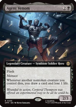 Agent Venom (SPM-255) [Marvel's Spider-Man] MTG Single Wizards of the Coast