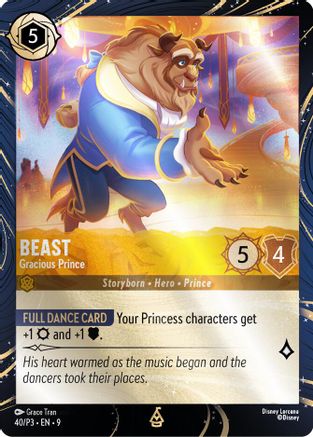Beast - Gracious Prince (40) [Disney Lorcana Promo Cards] Holofoil Lorcana Single Disney