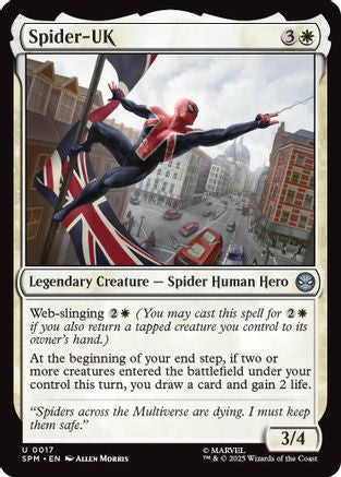 Spider-UK (SPM-017) [Marvel's Spider-Man] Foil MTG Single Wizards of the Coast