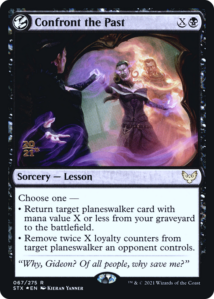 Confront the Past (PRE-067) [Strixhaven: School of Mages Promos] Foil MTG Single Wizards of the Coast
