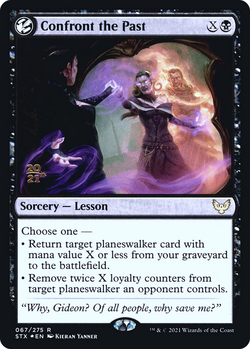 Confront the Past (PRE-067) [Strixhaven: School of Mages Promos] Foil MTG Single Wizards of the Coast