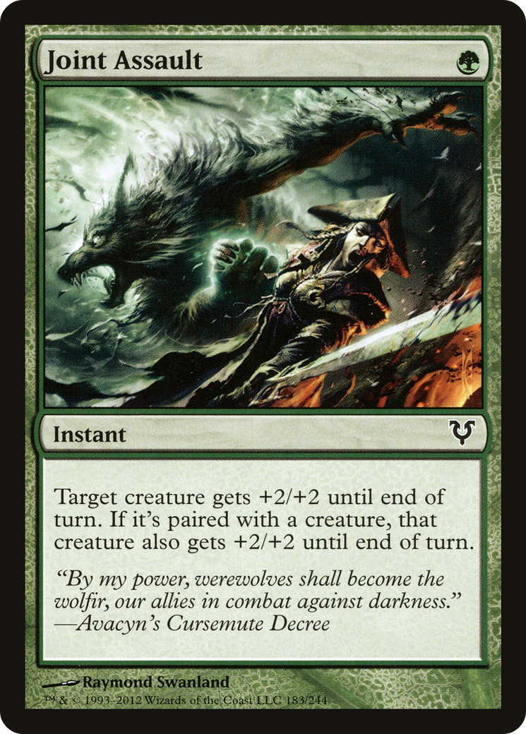 Joint Assault (AVR-183) [Avacyn Restored] Foil MTG Single Wizards of the Coast