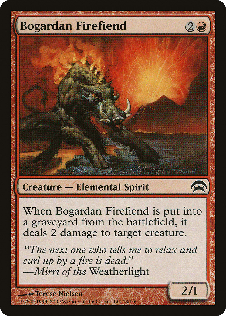 Bogardan Firefiend (HOP-048) [Misc] Planechase MTG Single Wizards of the Coast