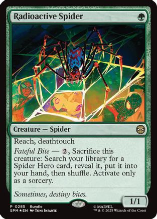 Radioactive Spider (UMP-285) [Misc] Unique and Miscellaneous Promos Foil MTG Single Wizards of the Coast