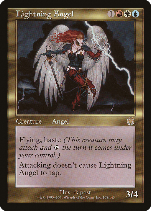 Lightning Angel (APC-108) [Apocalypse] MTG Single Wizards of the Coast