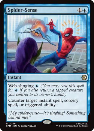 Spider-Sense (SPM-046) [Marvel's Spider-Man] MTG Single Wizards of the Coast