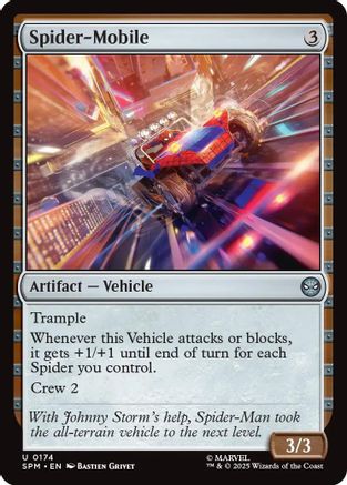Spider-Mobile (SPM-174) [Marvel's Spider-Man] Foil MTG Single Wizards of the Coast