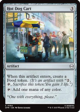 Hot Dog Cart (SPM-164) [Marvel's Spider-Man] Foil MTG Single Wizards of the Coast