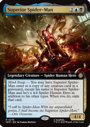 Superior Spider-Man (Extended Art) (SPM-275) [Marvel's Spider-Man] Foil MTG Single Wizards of the Coast
